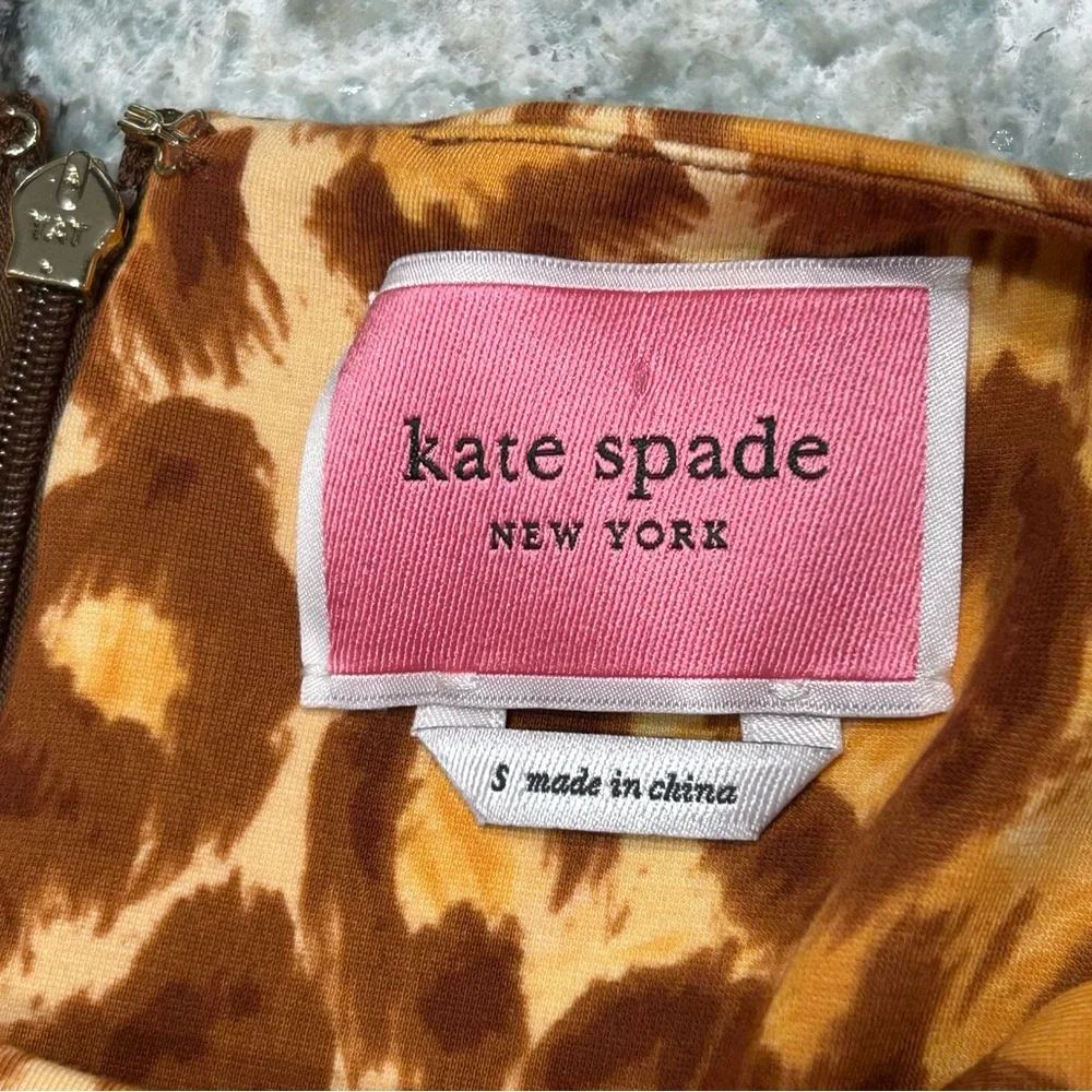 Kate Spade Ladies Size Small Animal Print Casual Dresss